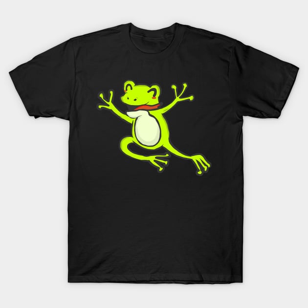 Frog Tadpole Toad Lurch Toad Froschlurch sweet T-Shirt by KK-Royal